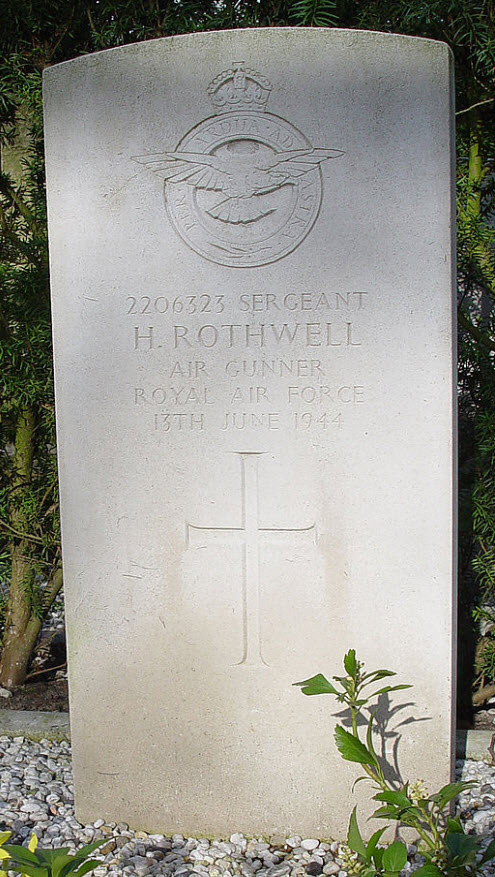 Sgt Harold Rothwell<br /><br /><br />died on active duty - June 13th, 1944
